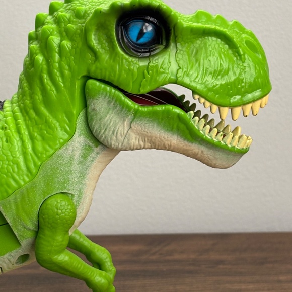 ZURU Green Robo Alive T-REX Dinosaur Robotic Pet Sounds Walking & Opens Mouth - Picture 3 of 11